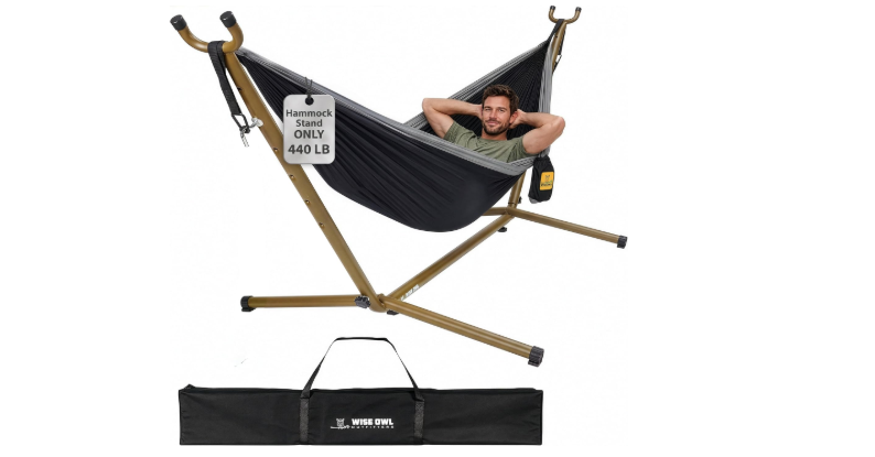 Wise Owl Steel Hammock Stand